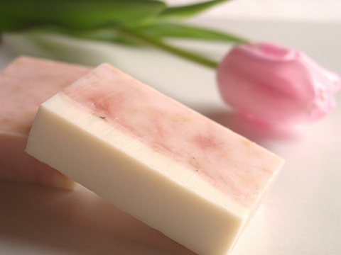 Safflower pink soap